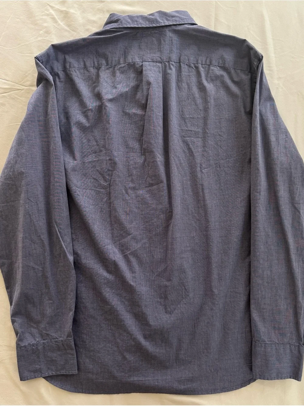J. Crew Button-Down Shirt in Dark Blue Chambray